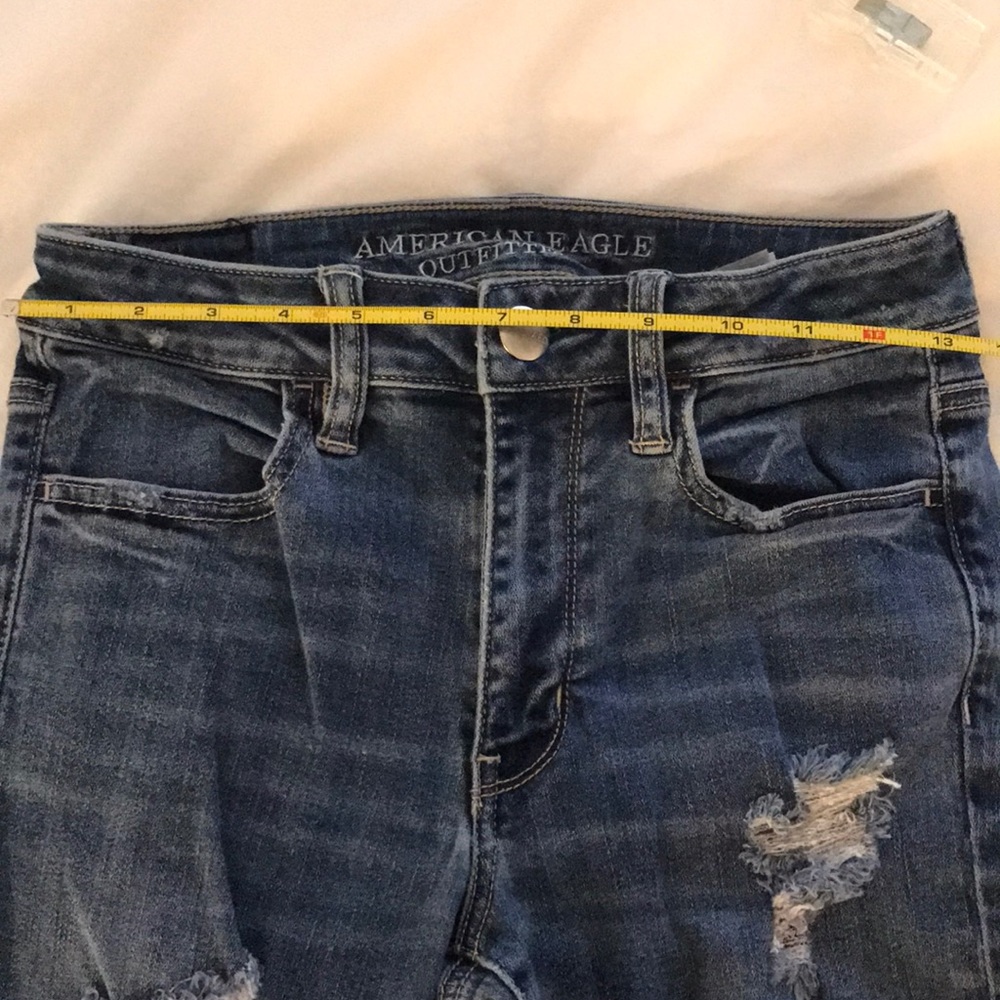 High Rise Skinny Distressed Jegging - Picture 6 of 7